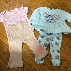 Bebe Pink and Blue Kids Matching Set